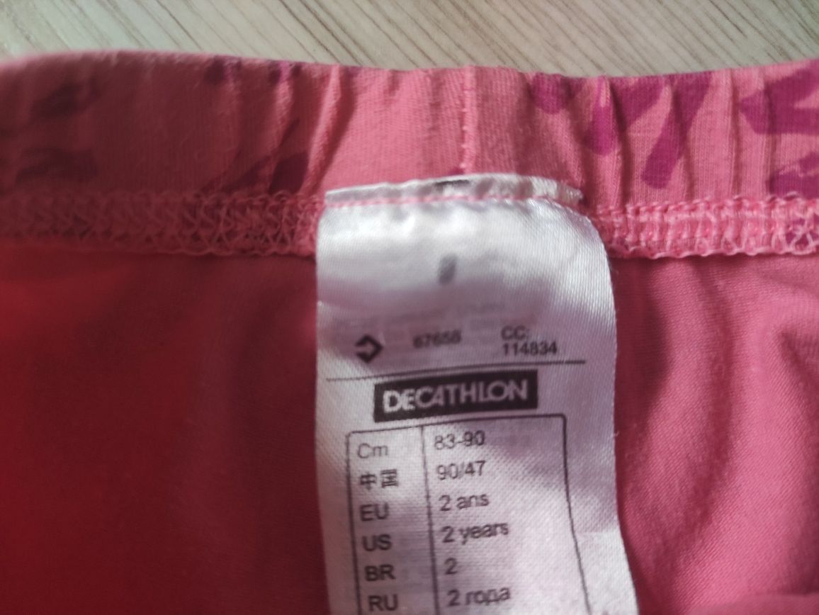 Legginsy dla dziewczynki rozmiar 80