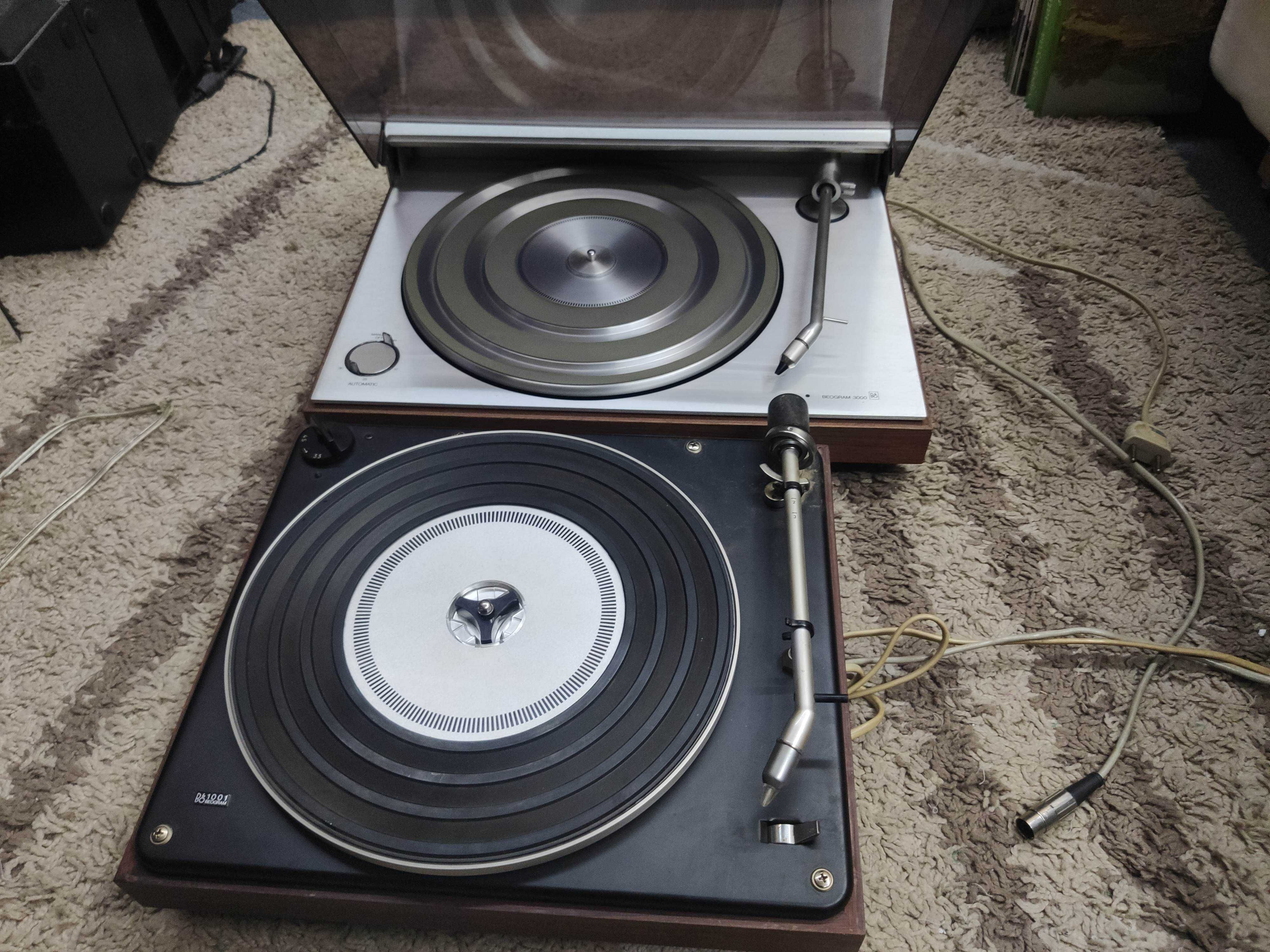 gramofon beogram 1000 bang&olufsen b&o czarny srebrny