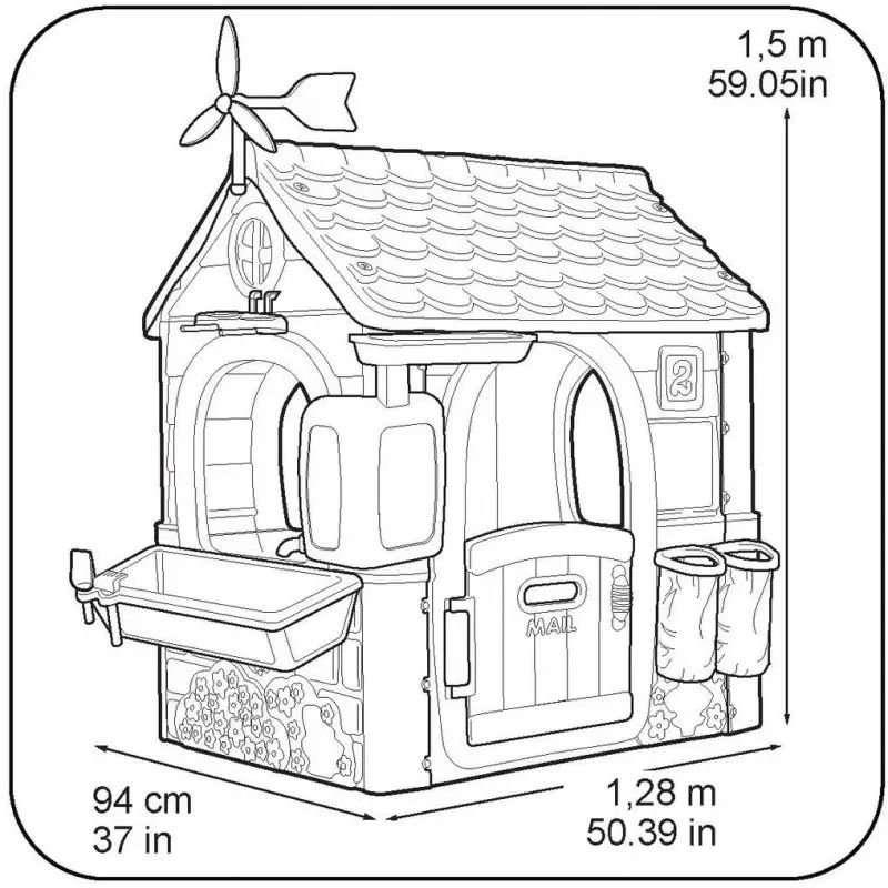 Будиночок ігровий Eco Feeder House Feber 13004