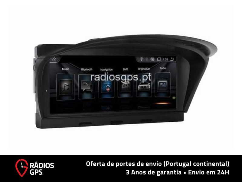 Auto Rádio GPS Android BMW SÉRIE 3 e 5 E60/61 E90/E91/E92/E93 CCC 8,8″