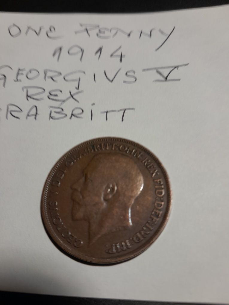 One Penny 1914 England
