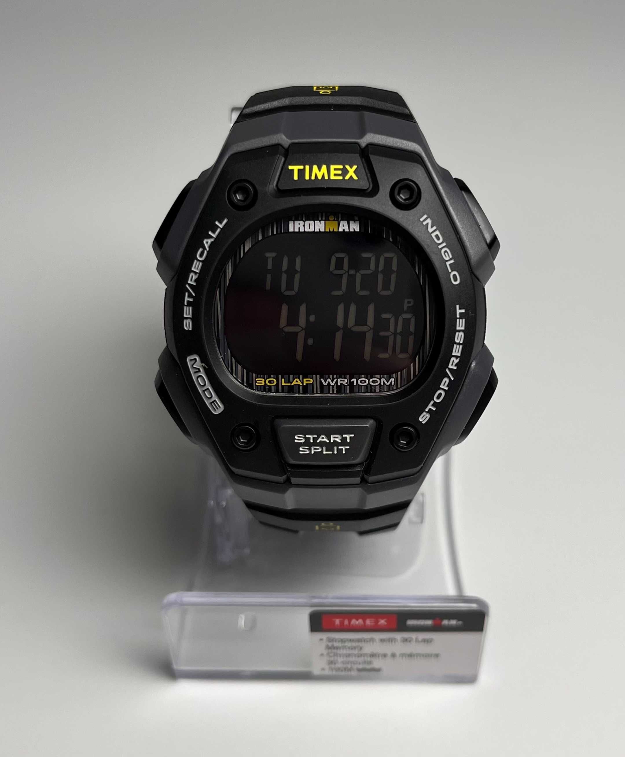 Timex TW5M18700, годинник таймекс, часы спортивные, индигло, Ø42мм