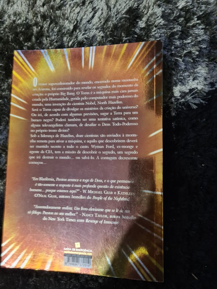 Livro "Blasfémia" de Douglas Preston