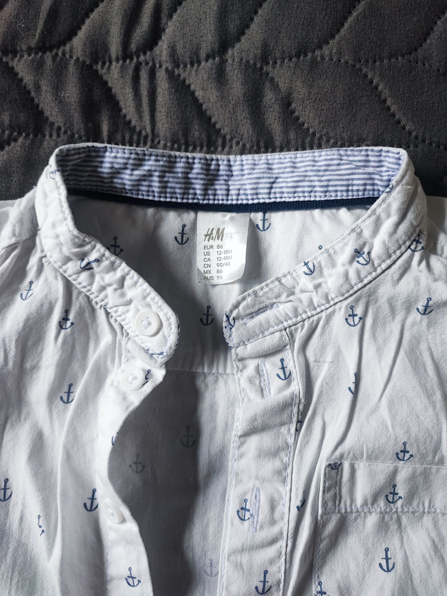 Koszula dla chłopca rozmiar 86 H&M