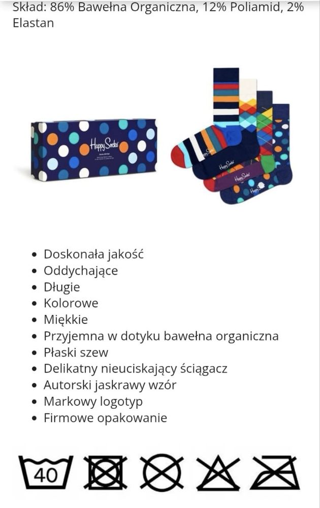 Skarpetki Happy Socks box