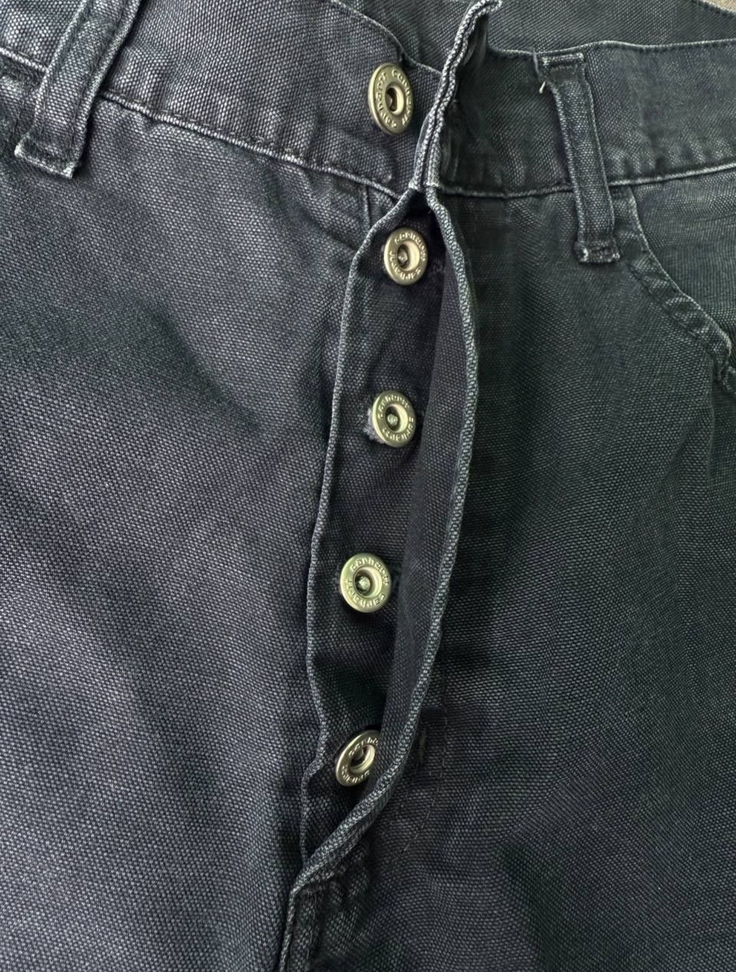 Штани джинси робочі Carhartt logo custom fit rap sk8 y2k