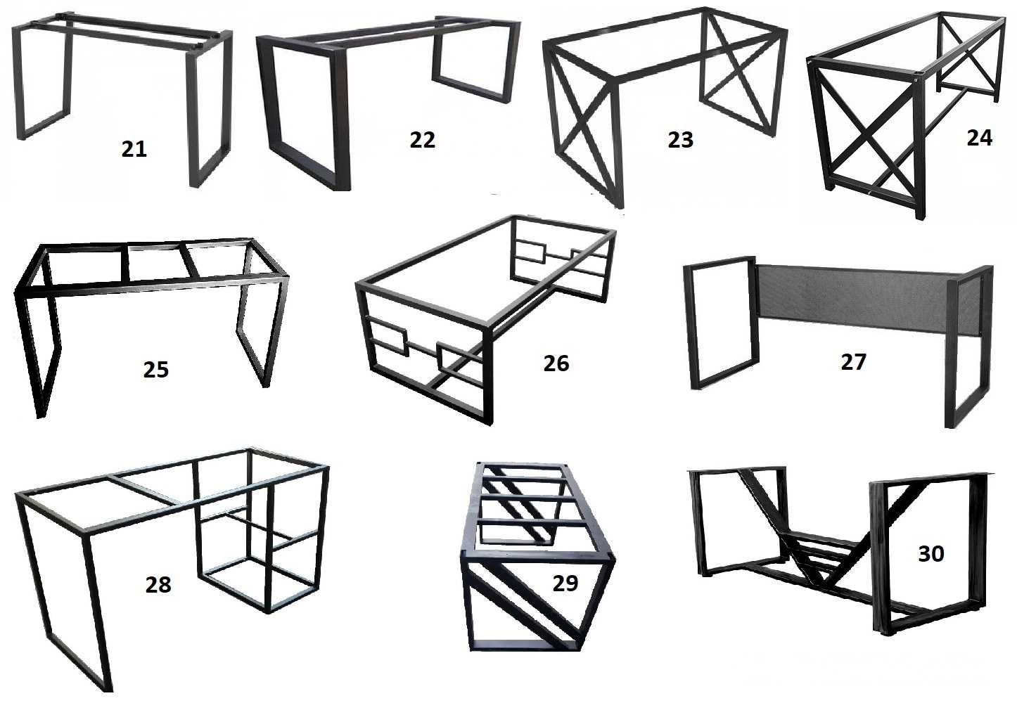 Каркаси для столів. Стіл. Стелаж. Каркаси металеві. Меблі. Мебель