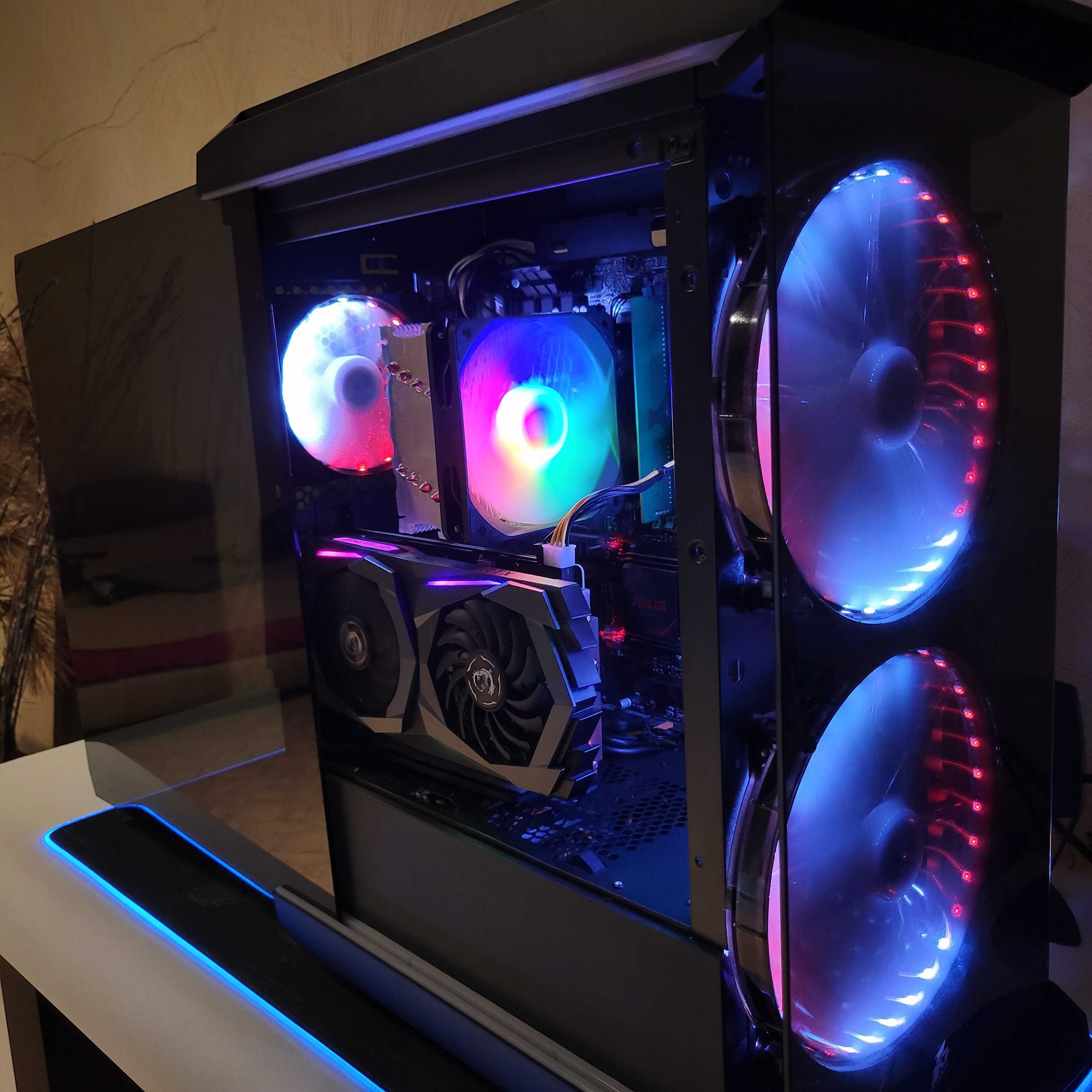 Ryzen 5 5600x RTX 4060  DDR6 Ram 16 ssd 500 NVME ПК системный блок