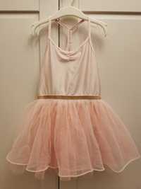 H&M Strój spódniczka body na balet 122 / 128 sukienka