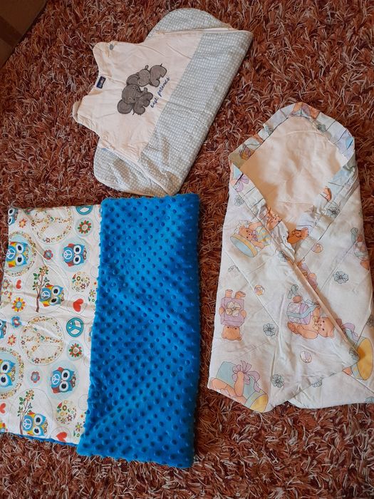 kołderką spiworek i rożek