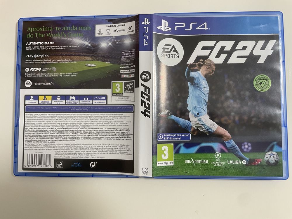Jogo FC24 Playstation 4