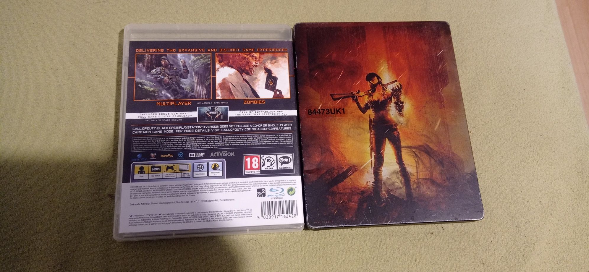 Steelbook Call of Duty Black ops 2 PS3