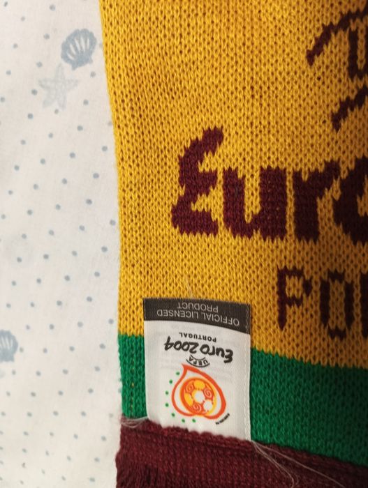 Cachecol Futebol oficial do Euro 2004 Portugal