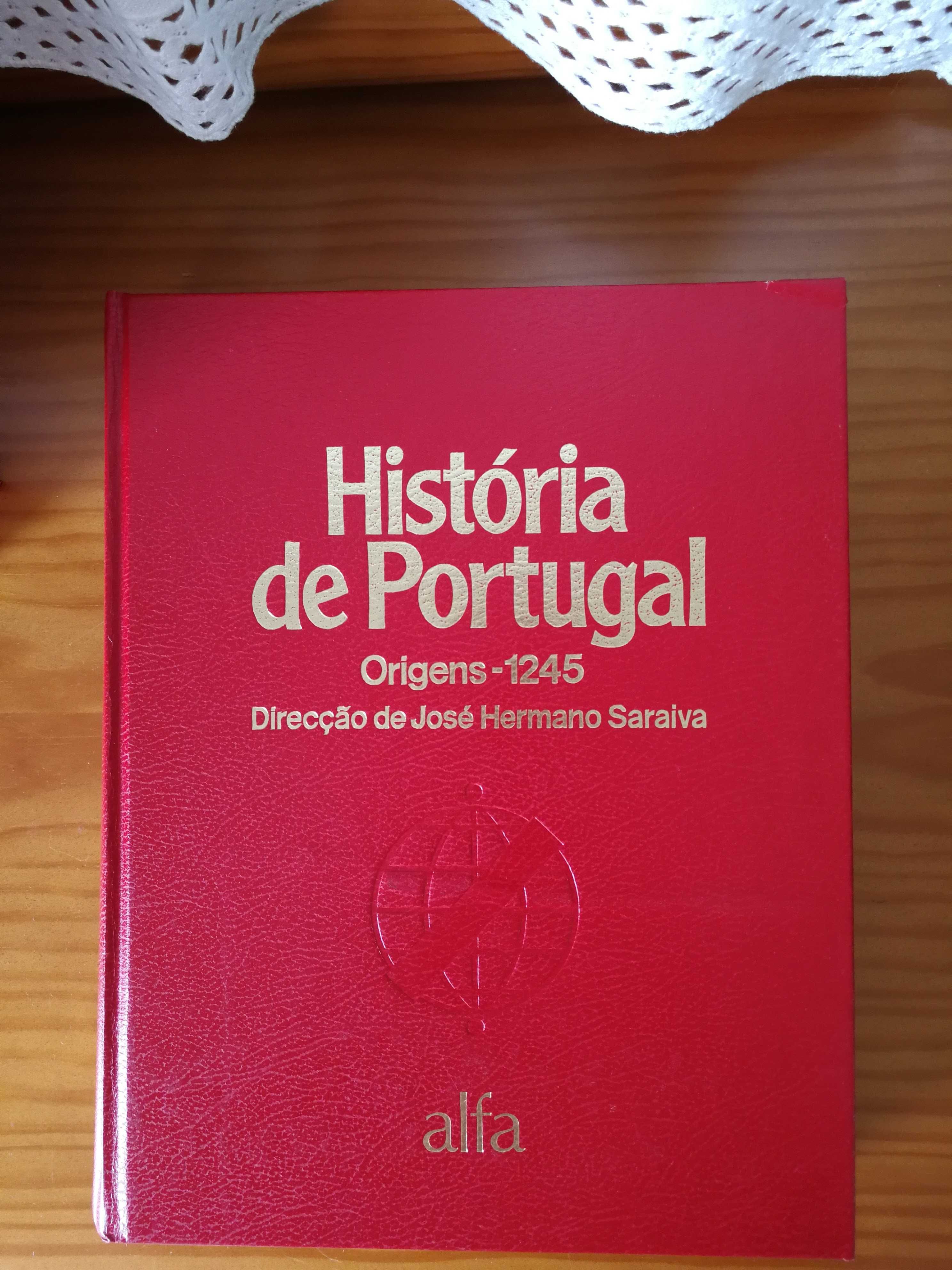 4 Volumes História Portugal-Edição Luxo 1983-Direção José H. Saraiva