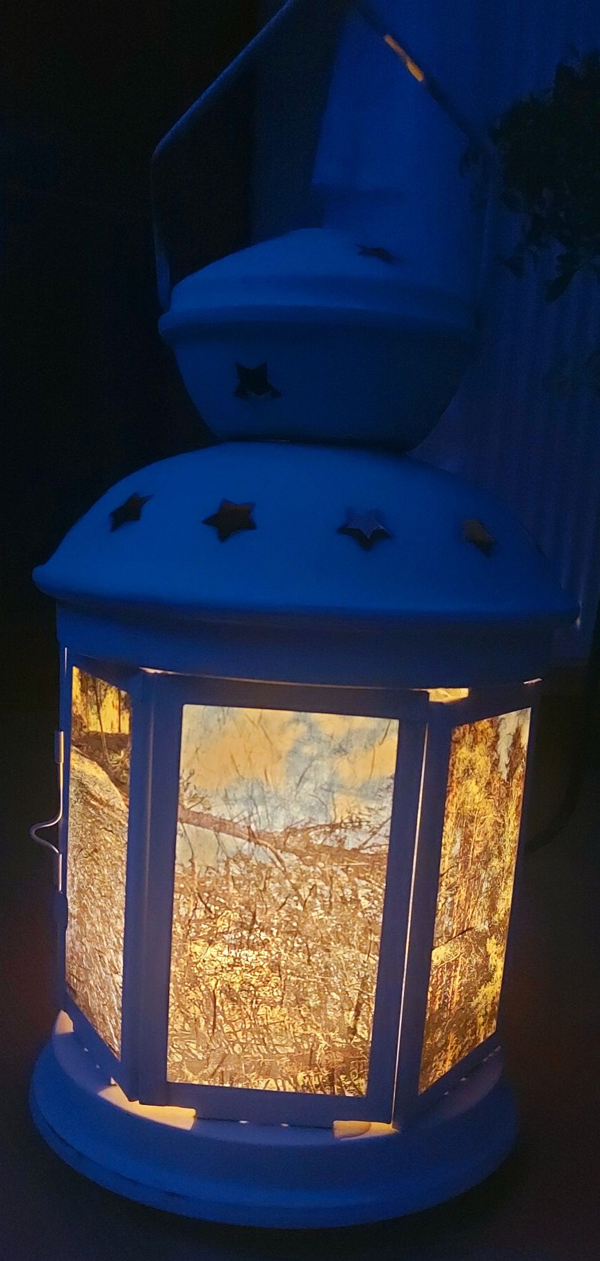 Lampion latarenka świecznik