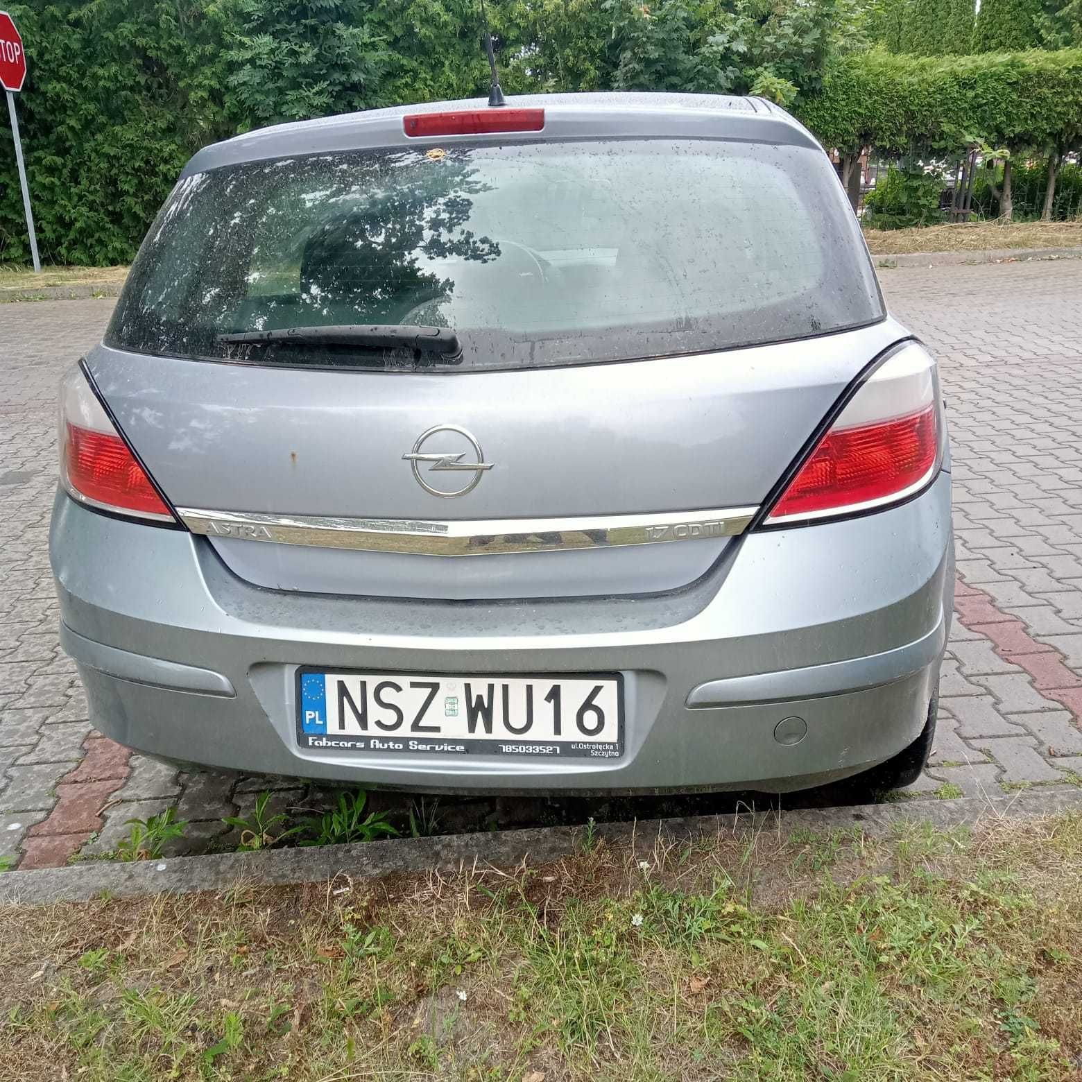 Opel Astra H, 1,7 CDTI, 80 KM, 2005 r.