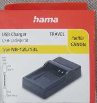 Hama ładowarka USB "Travel" dla Canon NB-12L / 13L typ NB-12L/13L