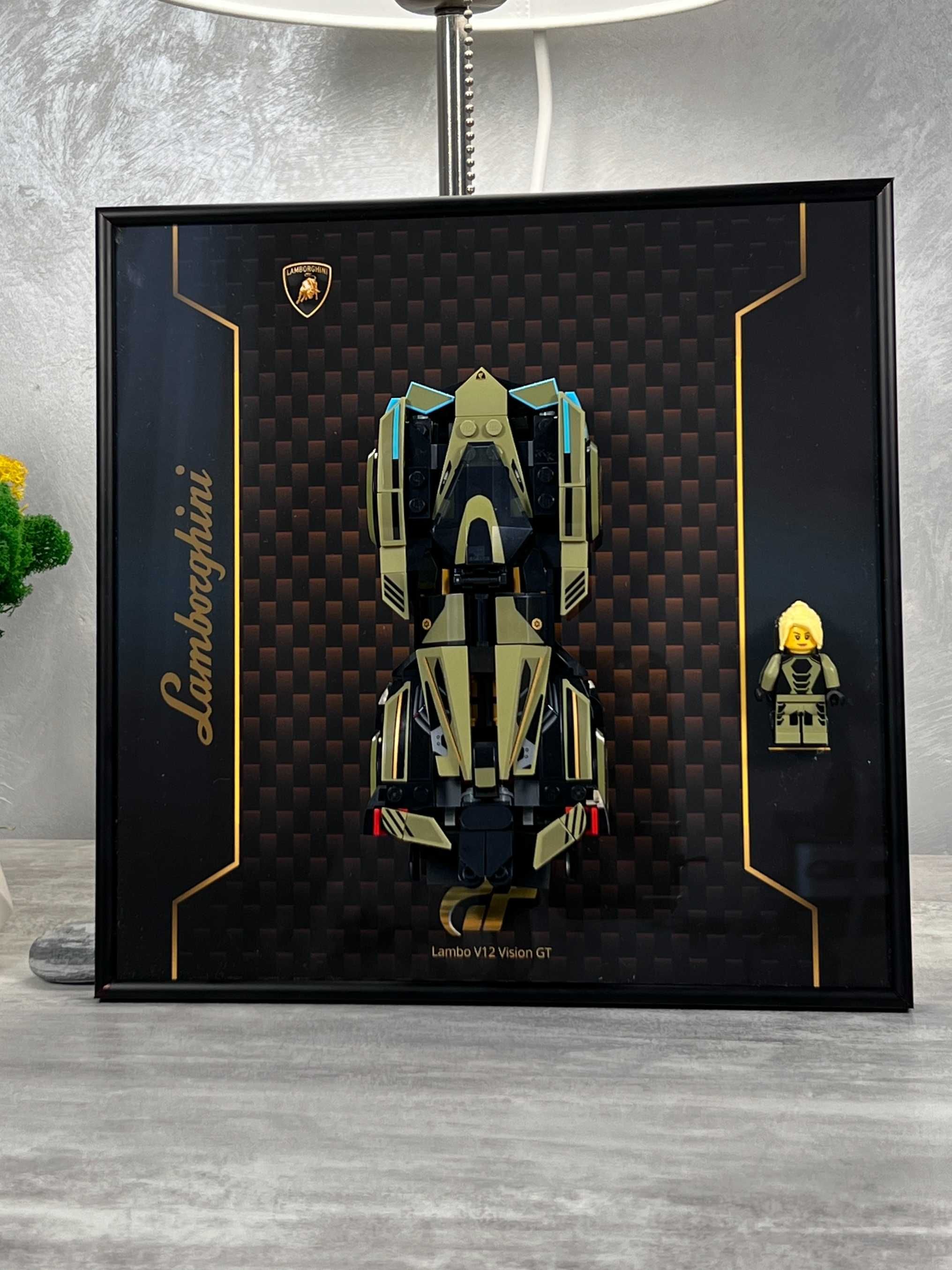 Рамка для LEGO Speed Champions Lambo V12 Vision GT Super Car 76923