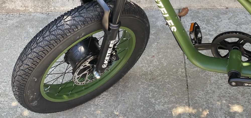 Bicicleta eletrica 1000 / 2000w 48v dois lugares travões disco