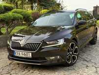 Skoda Superb 4x4 2019r 2.0 TDI 190 Koni LED NAVI DSG Automat HAK Ładna SERWIS ASO