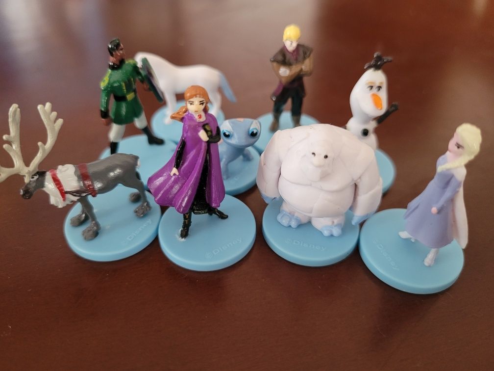 Kraina Lody, Frozen, figurki komplet z karteczkami