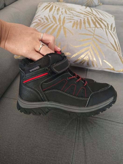 Trzewiki półbuty nieprzemakalne  chłopięce sprandi earth R.34, wkł.21