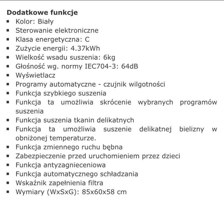 Suszarka kondensacyjna Electrolux EDC 5330