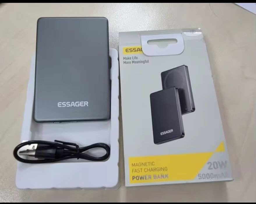 Павербанк  ESSAGER 5000mah Magnetic Power Bank (MagSafe)