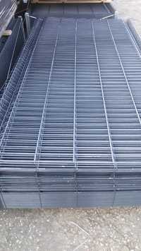 Panel ogrodzeniowy 2500x1230mm ral 9005 czarny siatka przęsło panelowe