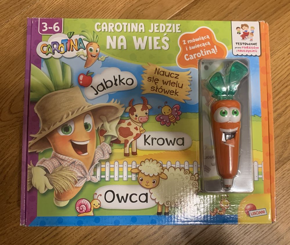 Carotina jedzie na wieś Liściani Puzzle Mówiąca marchewka