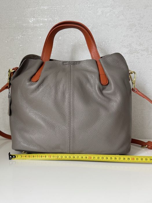 Сумка шопер, сірий шопер