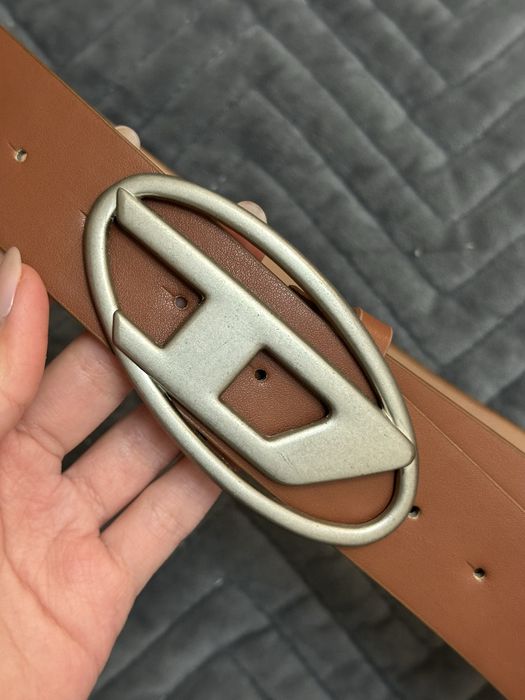 Ремень Diesel коричневый Пояс Дизель