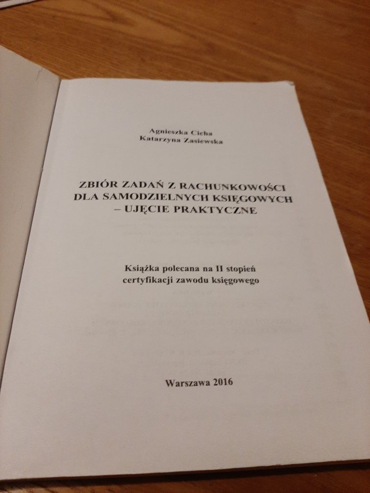 Zbiór zadań z rachunkowości dla samodzielnych księgowych-