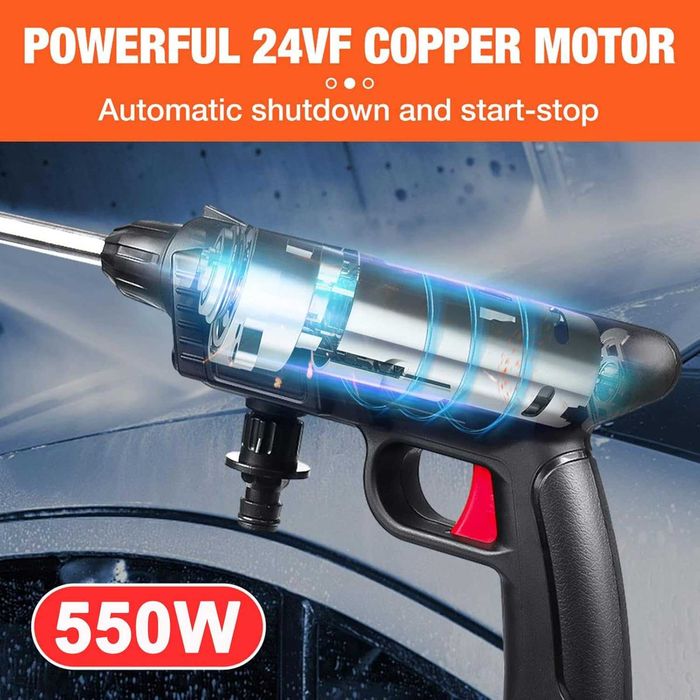 Bezprzewodowa Myjka ciśnieniowa 1x akumulator Mulcort 50PSI 1500mAh