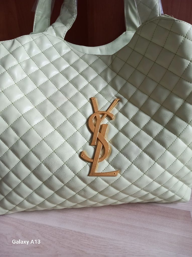 YSL YvesSaintLaurent duża torebka szoperka