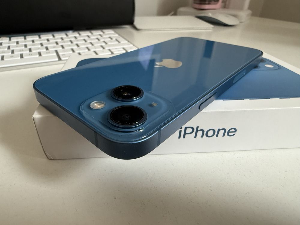 iPhone 13 128gb Blue Idealny Bateria 100%