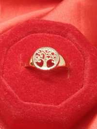 Złoty pierścionek Drzewko, złoto 585 R16 (13)
