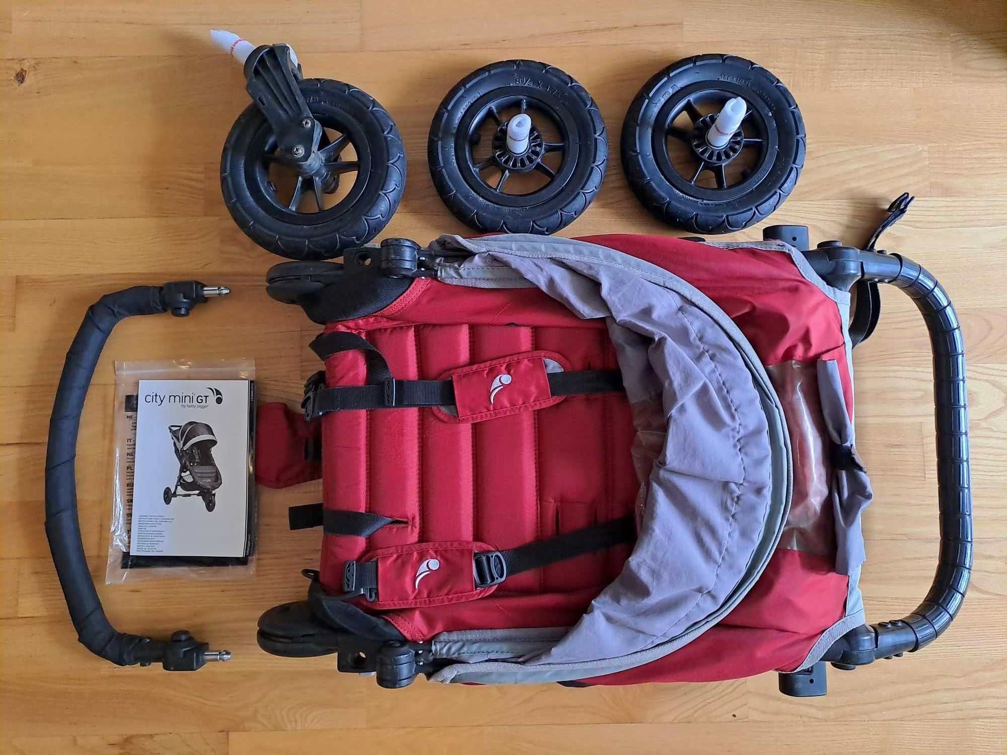 Wózek spacerówka Baby Jogger City Mini GT + pałąk + śpiworek