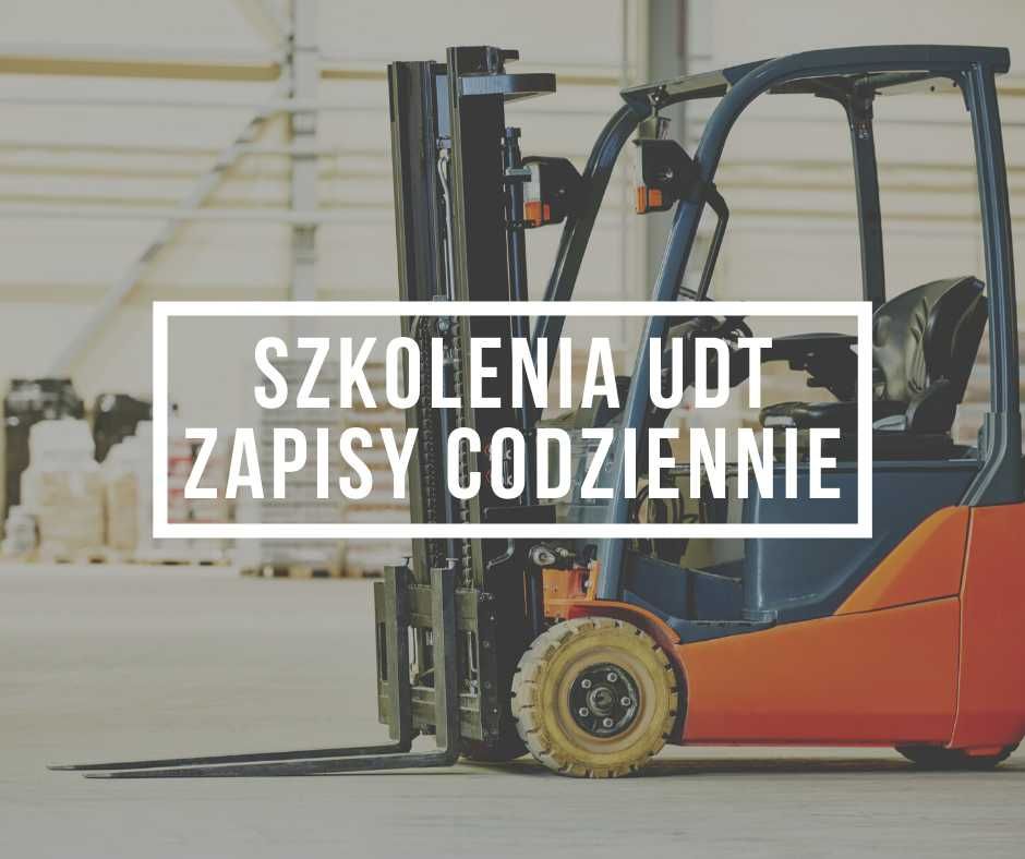 Kurs wózki widłowe, ładowarki teleskopowe,HDS, zwyżki, podest, suwnice