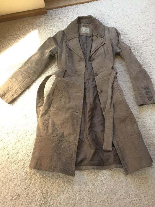 Płaszcz skórzany,zamszowy Reserved 34