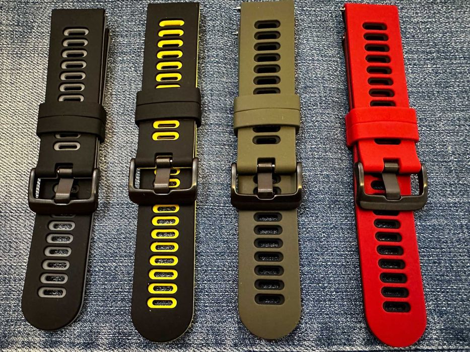 Каучуковые резиновые силиконовые ремешки для часов 22мм.