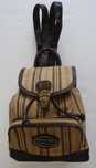 Mochila Daniel Ray em pele e tecido + oferta