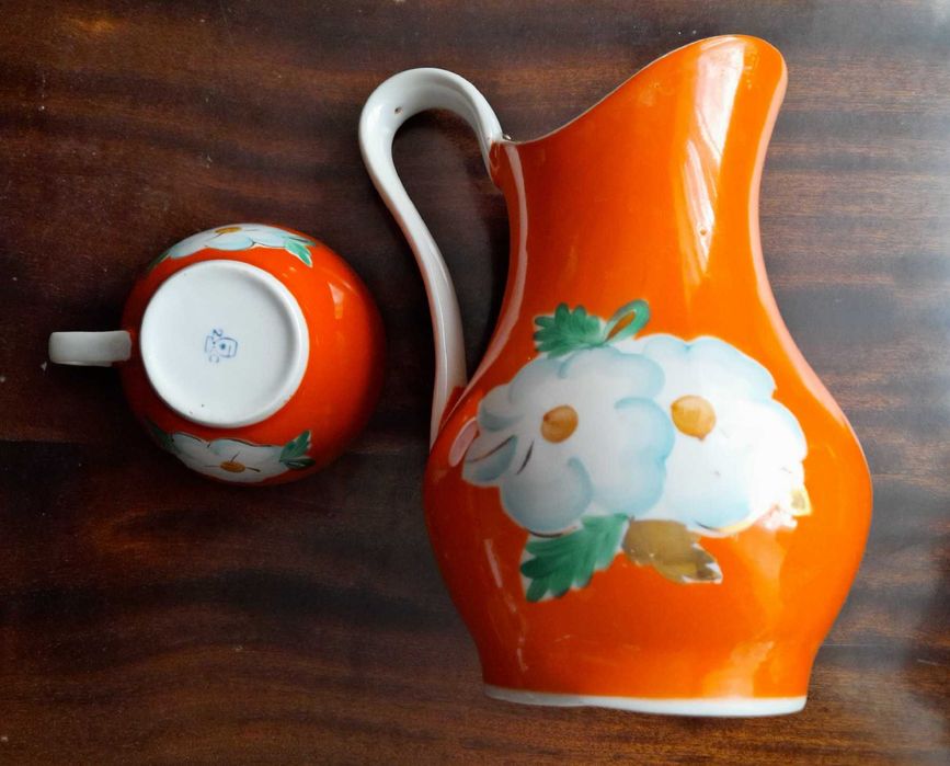 Глечик радянський оранжевий, вип.1972 р.