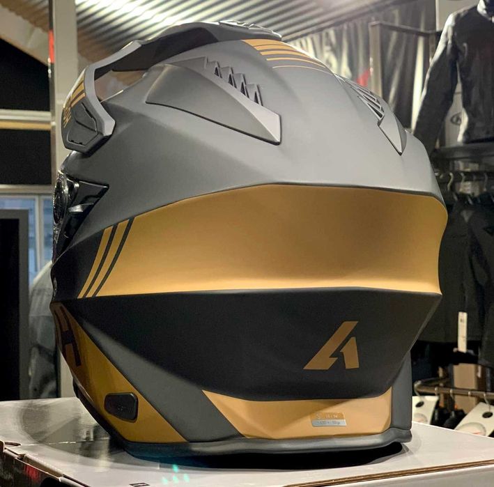 Capacete Airoh Commander Gold Matt NOVO (40% Desconto) Tam XS-S-L-XL