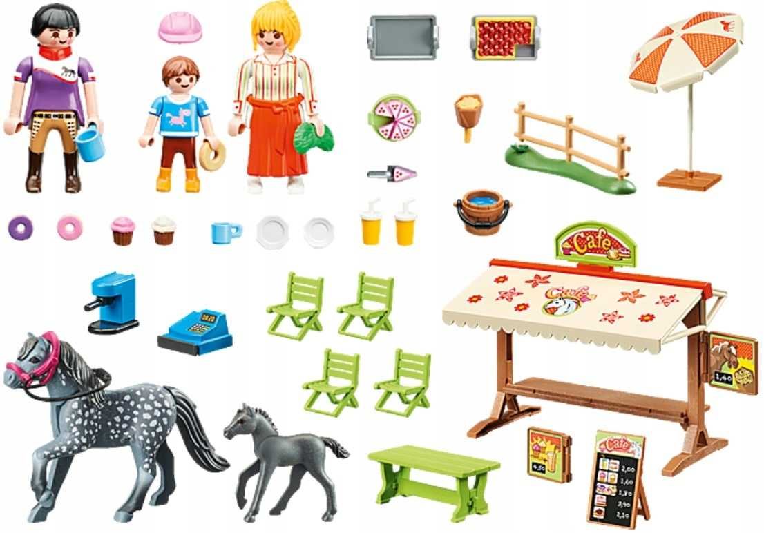 Nowy zestaw Playmobil Country Kawiarnia Kucyk Konik MEGA