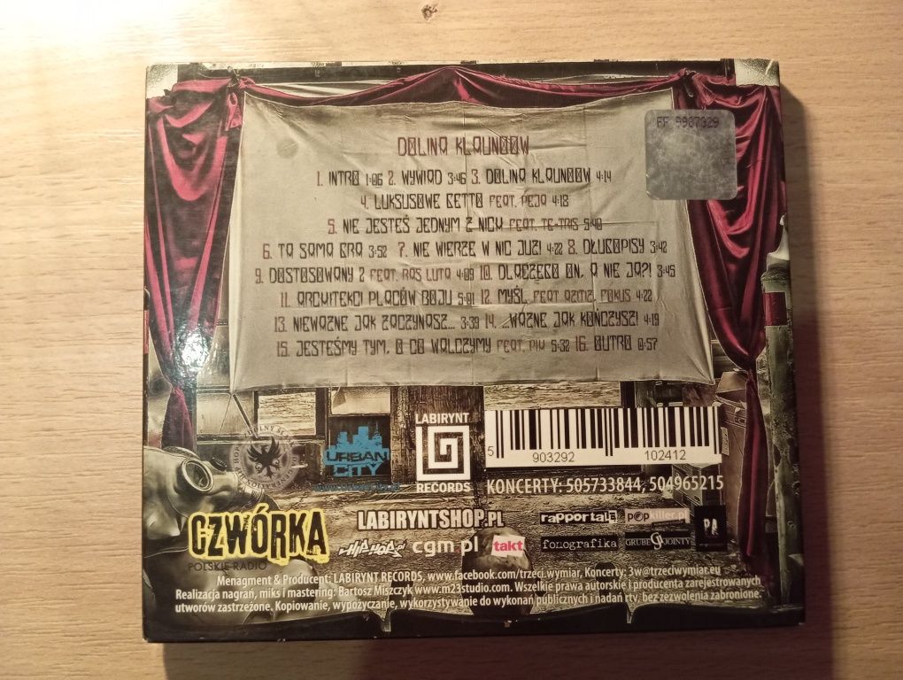 Płyta CD Trzeci wymiar Dolina Klaunoow 2012