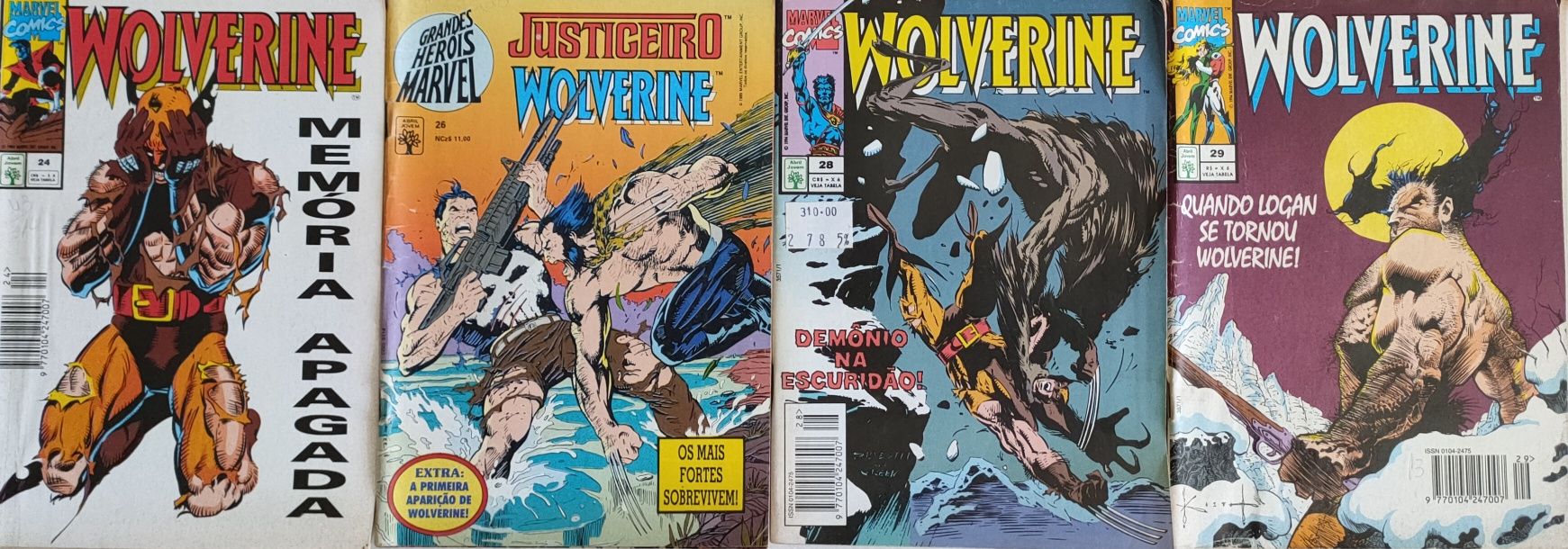 Revistas Marvel Wolverine vários números