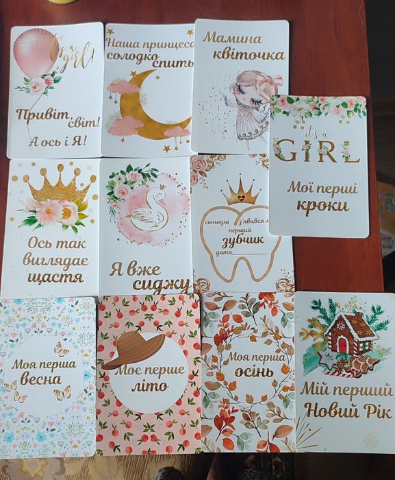 Набір карток для фотосесії 23 шт