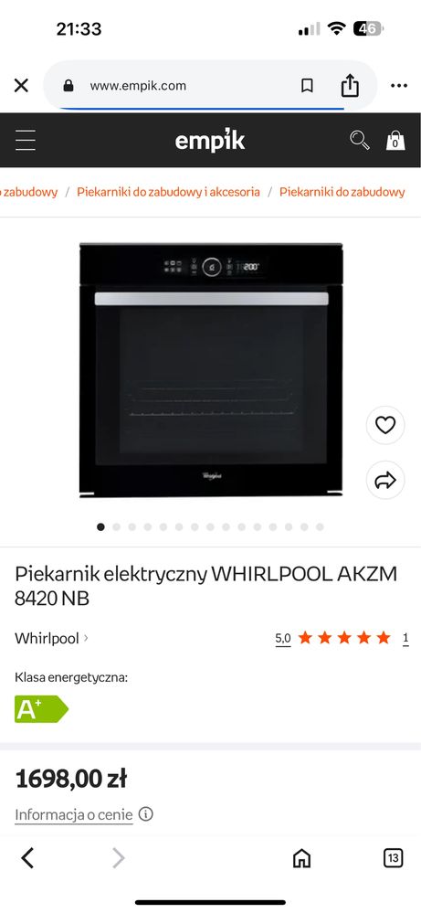 Piekarnik i indukcja do zabudowy
