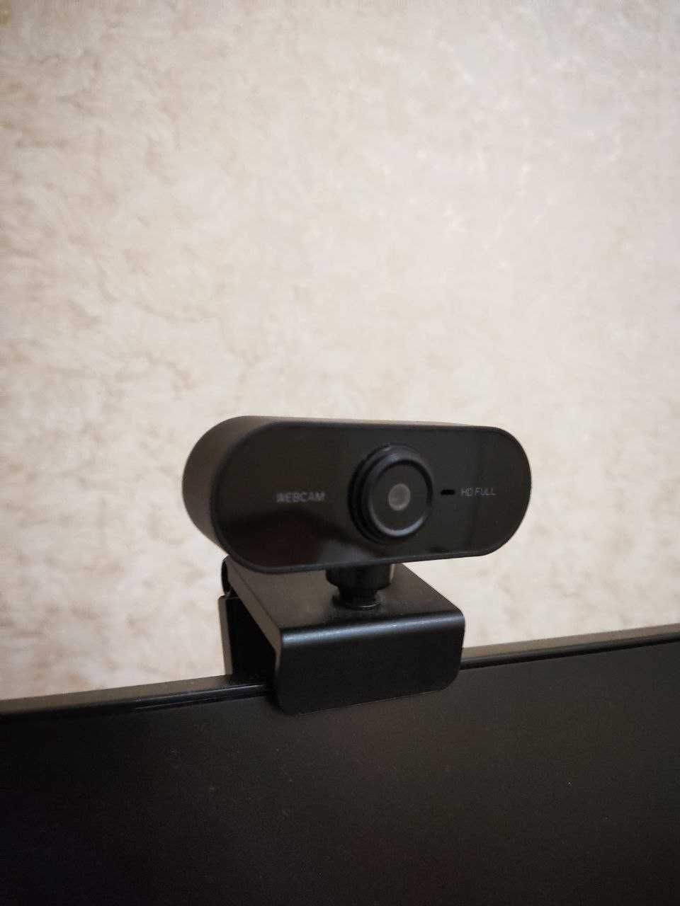 Веб-камера HD качества USB с микрофоном для видеозвонков и работы